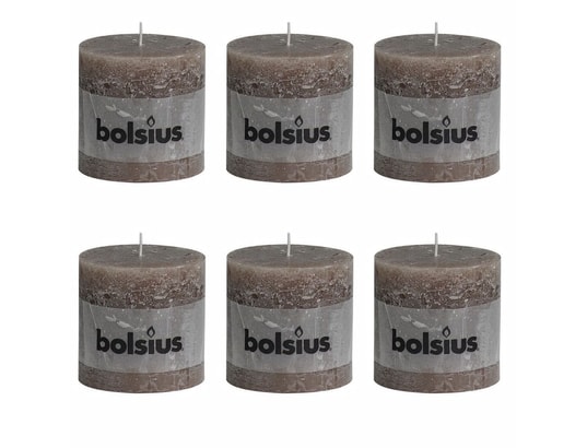 Bolsius - Bougie pilier - 300/98 - 1 Pièce - Vin rouge - 6 packs Bolsius - Bougie pilier - 300/98 - 1 Pièce - Vin rouge - 6 packs