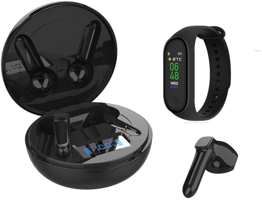 Bracelet connecté BLAUPUNKT BLP1940 Pack Bracelet + écouteurs Pas Cher