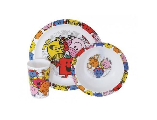 Ensemble Repas Enfant Marsupilami - Assiette, Bol Et Verre - Assiette Ø 22 Cm, Bol Ø 16 Cm, Verre 220 Ml - Vaisselle Réutilisable