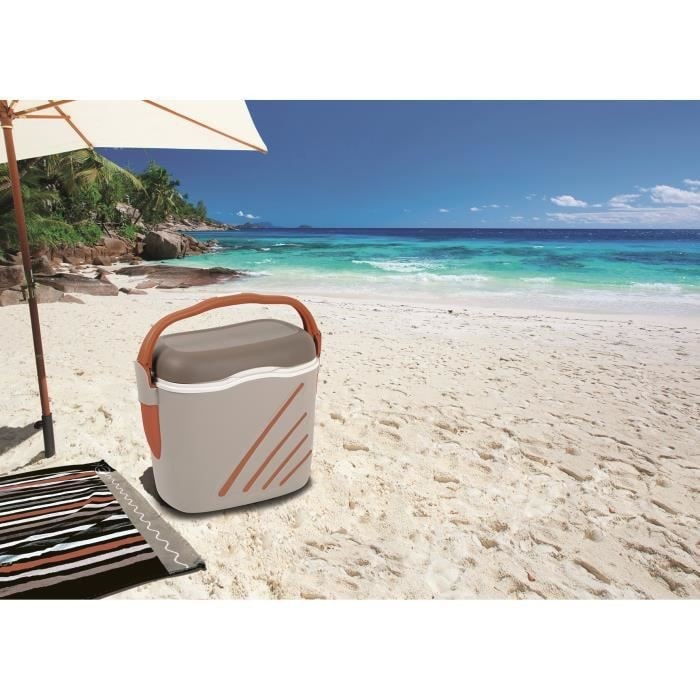 EDA Glacière Mixte Rigide 35 Litres - Glacière Portable Robuste Avec Poignée Pour Pique-Niques Et Voyages