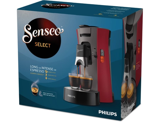 Senseo PHILIPS CSA240/91 Senseo select rouge et gris Pas Cher