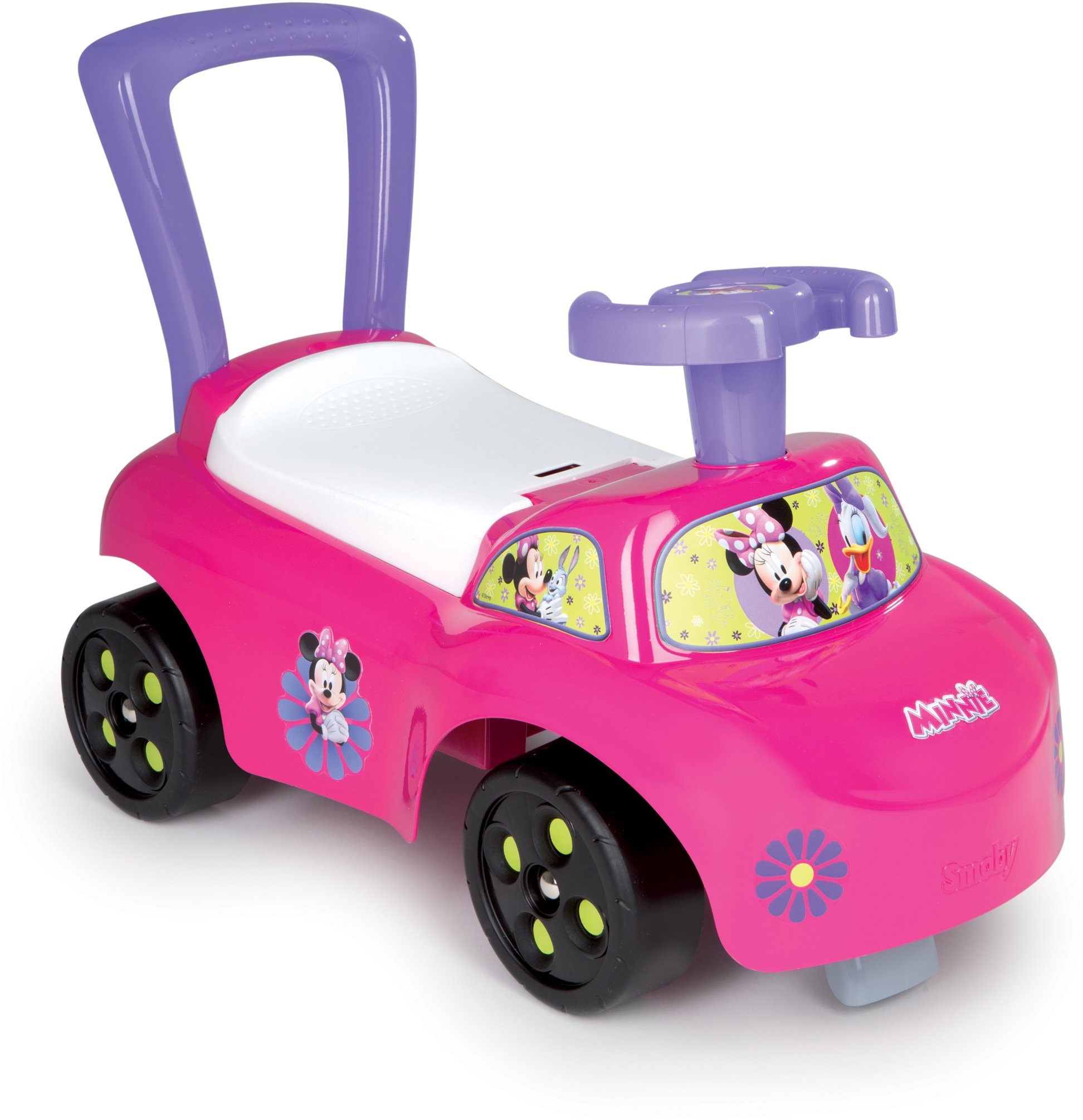 Porteur SMOBY Auto Minnie 443011 Pas Cher UBALDI