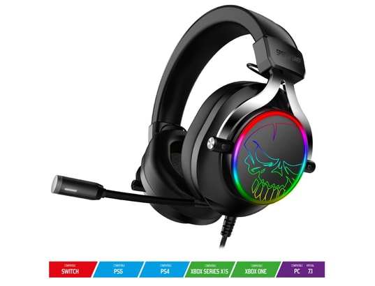 Casque audio gamer rgb xpert h600 virtuel compatible pc