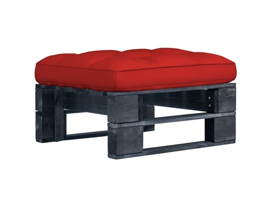 2 Tables Palette De Jardin En Pin Imprégné Gris - 60x62x37 Cm, Modulables, Pour Terrasse Ou Salon Extérieur - 5