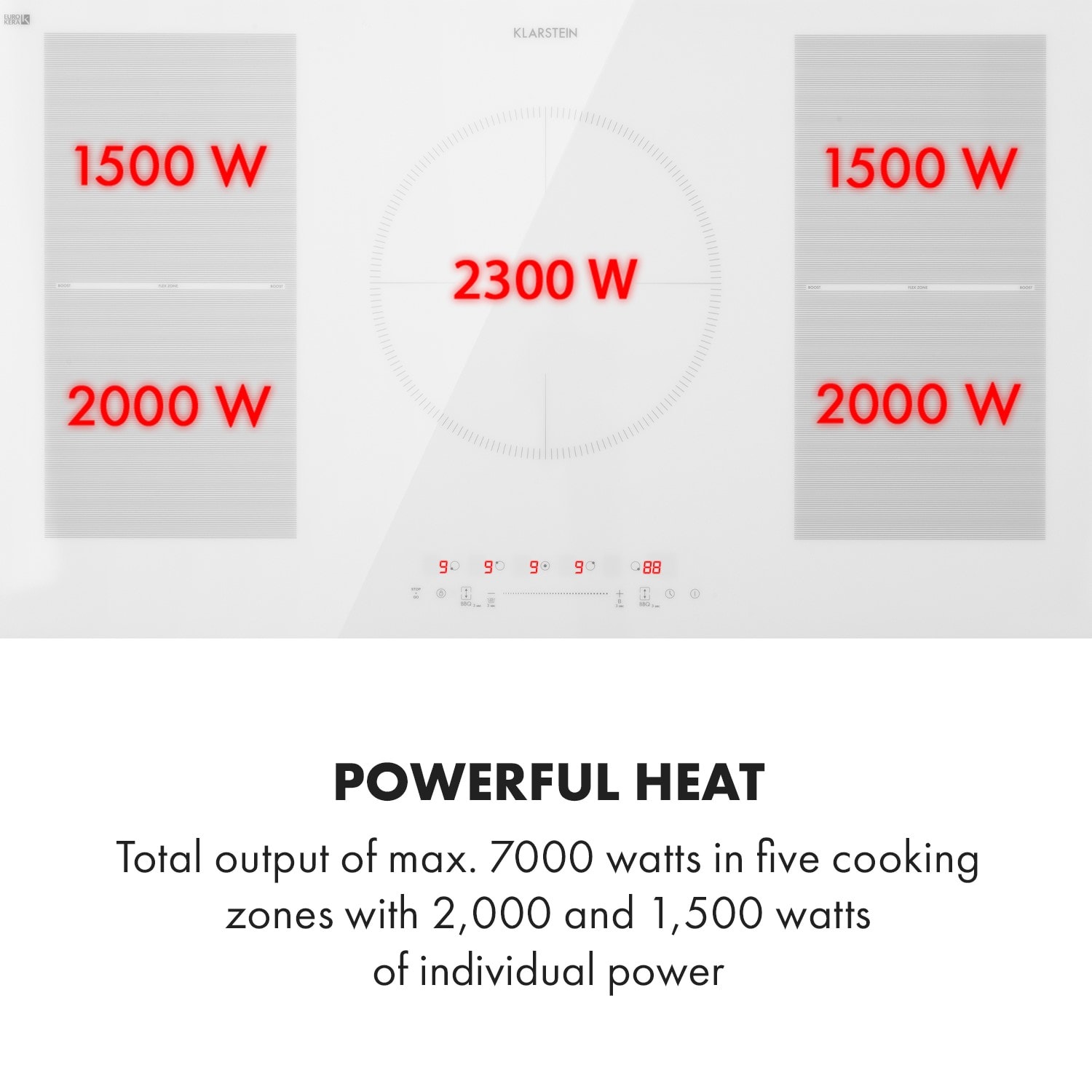 Plaque de cuisson à induction klarstein delicatessa 90 flex