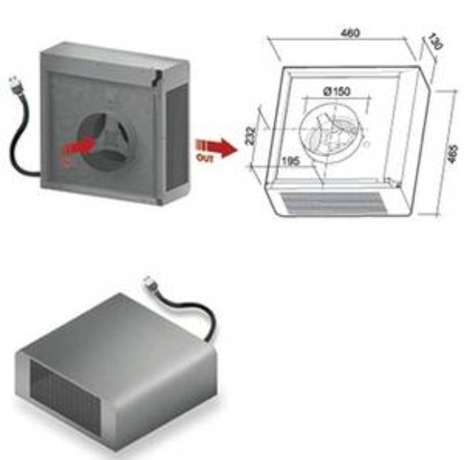Hotte de plafond FALMEC Moteur déporté extérieur, 1000m3/h MOTDE1000 — free download