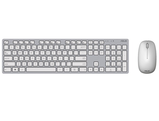 Clavier Et Souris Sans Fil Asus W5000 - Noir, 2.4 GHz, Idéal Pour Le Bureau Ou La Maison
