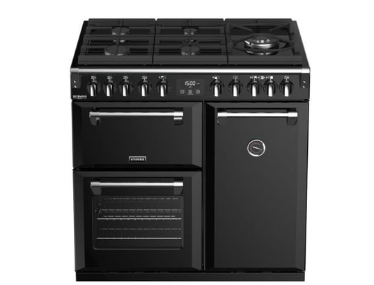 Piano de cuisson STOVES RICHMOND GLASS 90 DFT NOIR Pas Cher - UBALDI.com