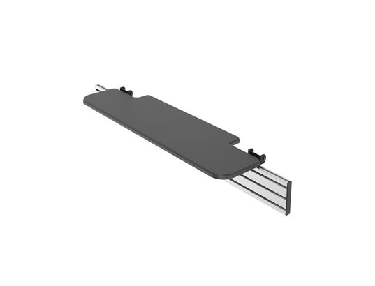 KIMEX Étagère Support Caméra Visioconférence - Réglable En Hauteur, Charge 5 Kg - Noir - Gamme 031 PRO MODULAR