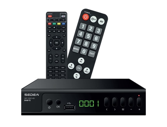 Récepteur tnt hd dvb-t2 - sedea snt-2002-hd - des chaînes terrestres tv