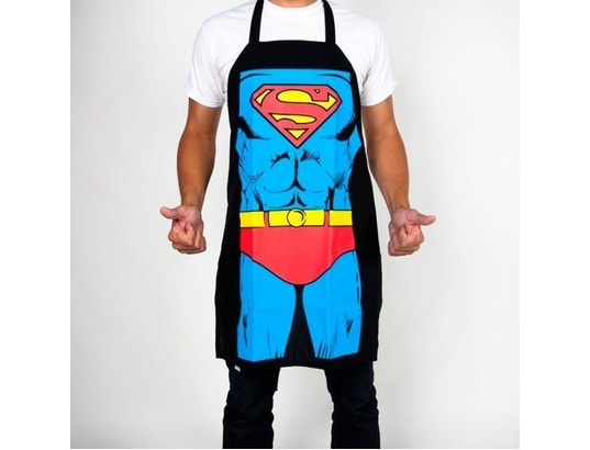 Tablier de cuisine super héros (superman, supergirl) - tablier superman
