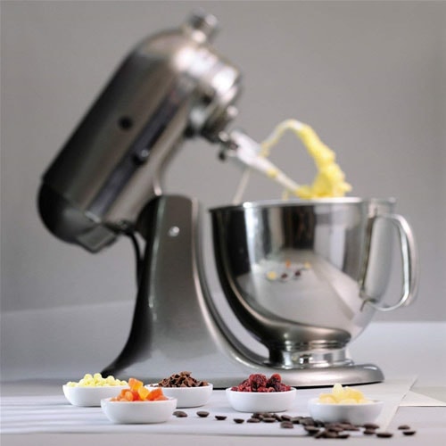 Robot Pétrin KitchenAid 5KSM95PSBBS - 4,3 L, Tête Inclinable, Métal, 275 W - Bleu Acier
