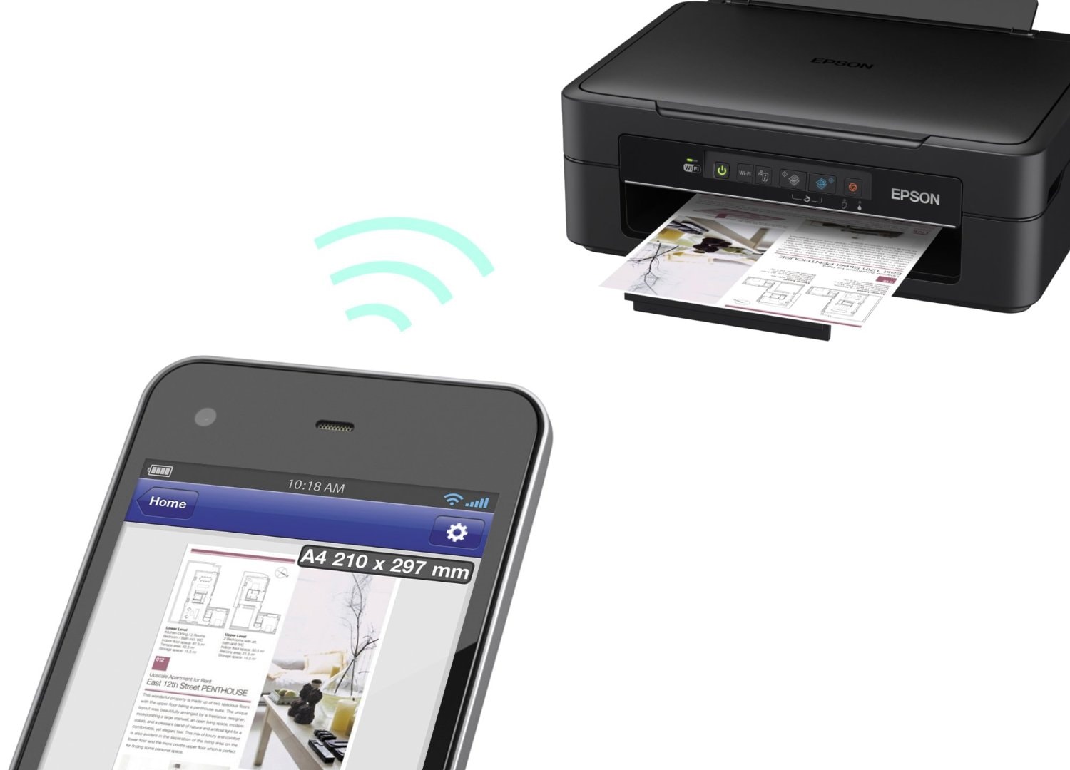 Imprimante multifonction jet d'encre EPSON Expression Home XP-215 Pas