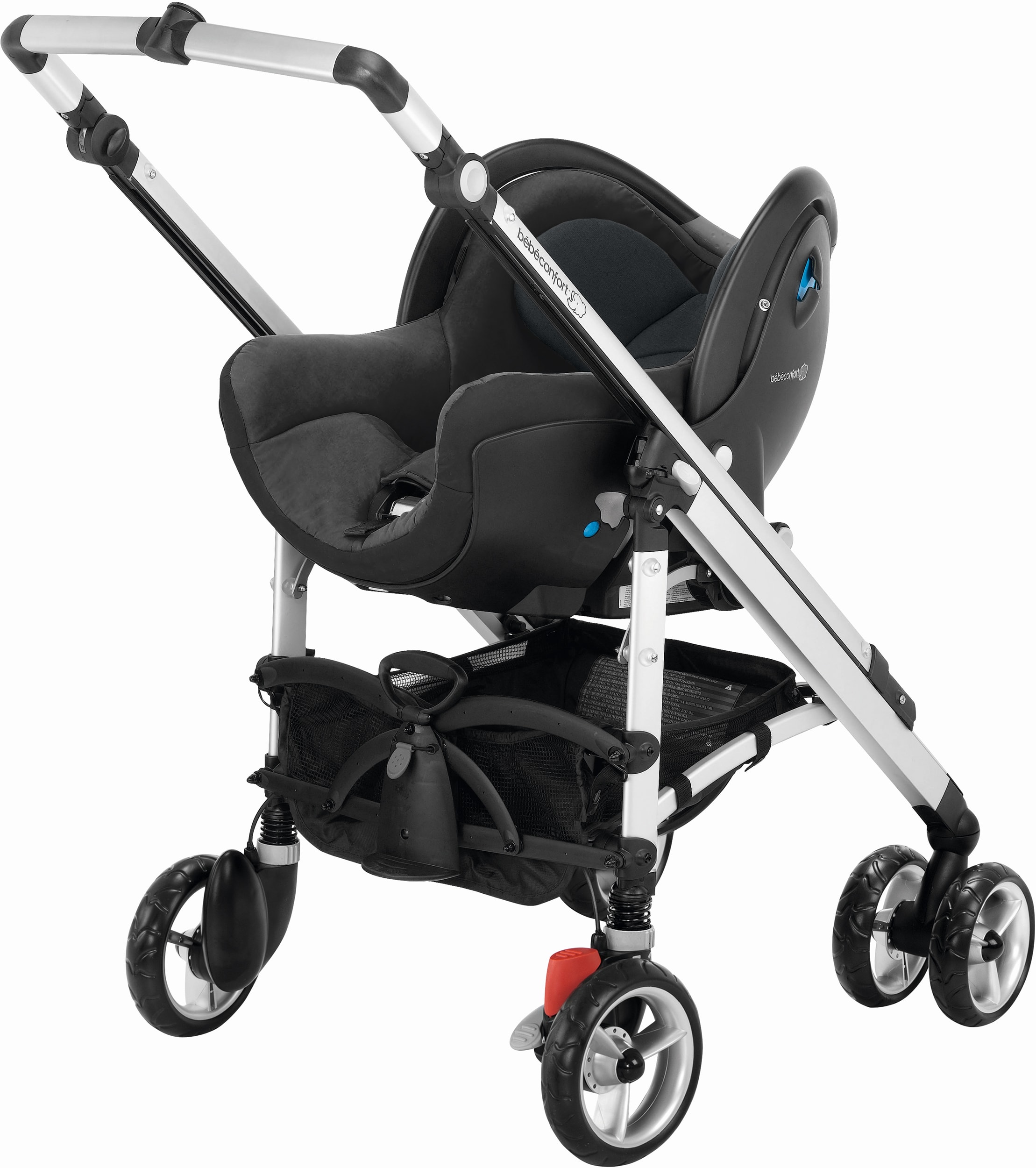 Poussette 4 roues BEBE CONFORT Loola up total black collection 2013 12233392 Pas Cher UBALDI