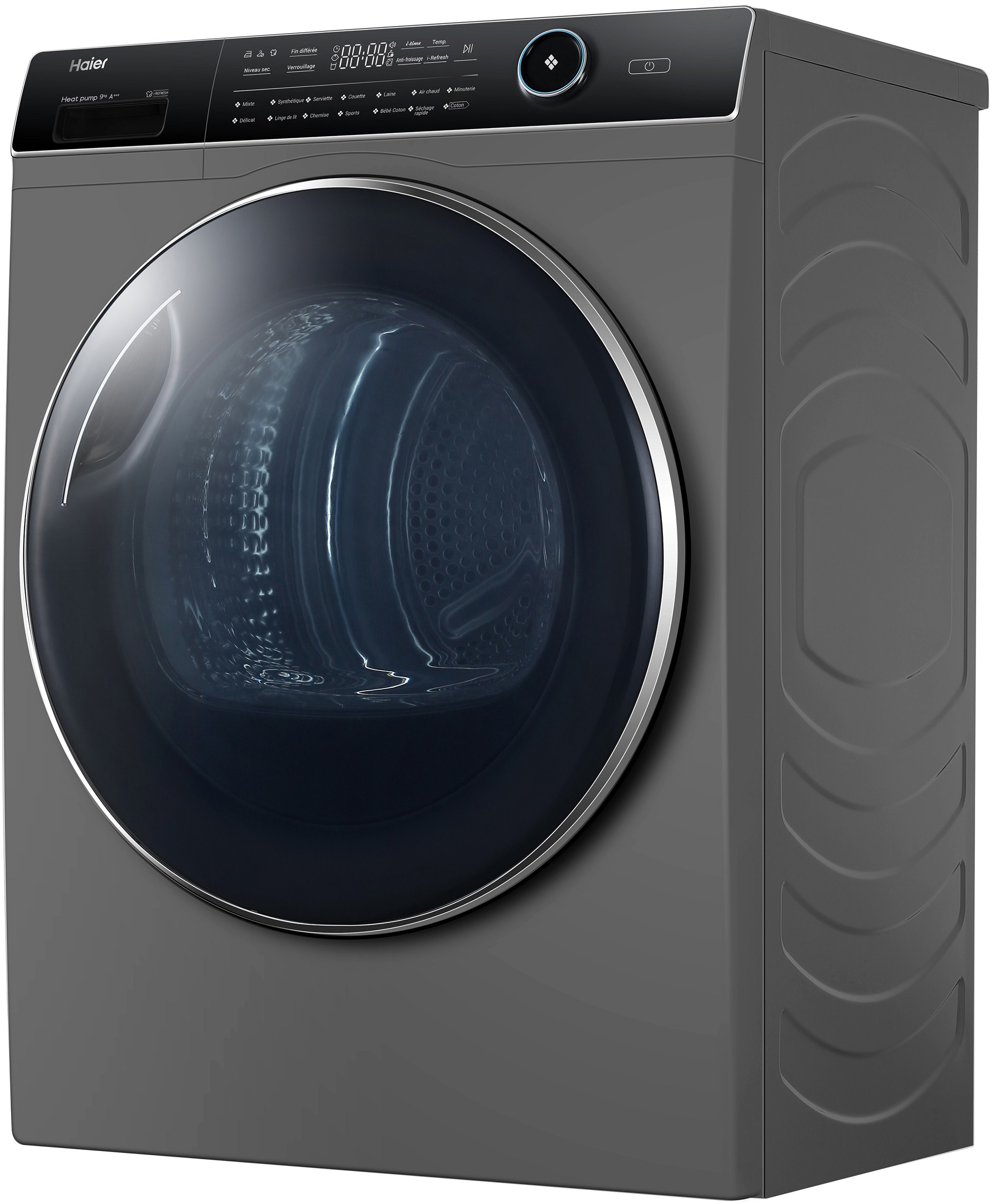 Sèche-Linge Condensation Haier HD90-A2939-FR - 9kg - Pompe à Chaleur - Classe A++ - 112L