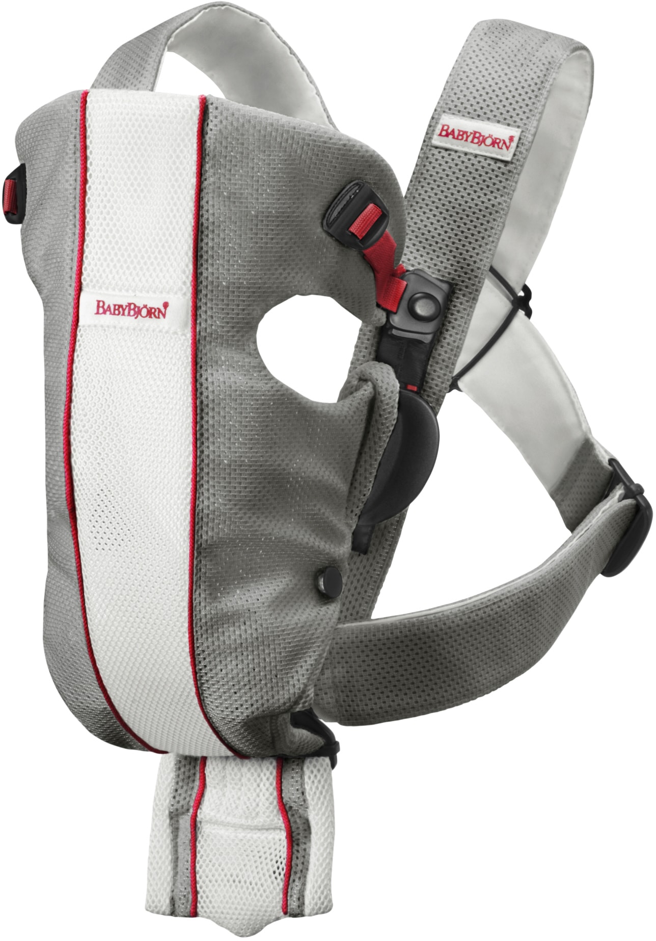 BABYBJORN Porte bebe ventral Original gris blanc Mesh 029010