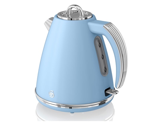 Retro Bouilloire, 1,8 L, Acier Inoxydable sans BPA, Résistance