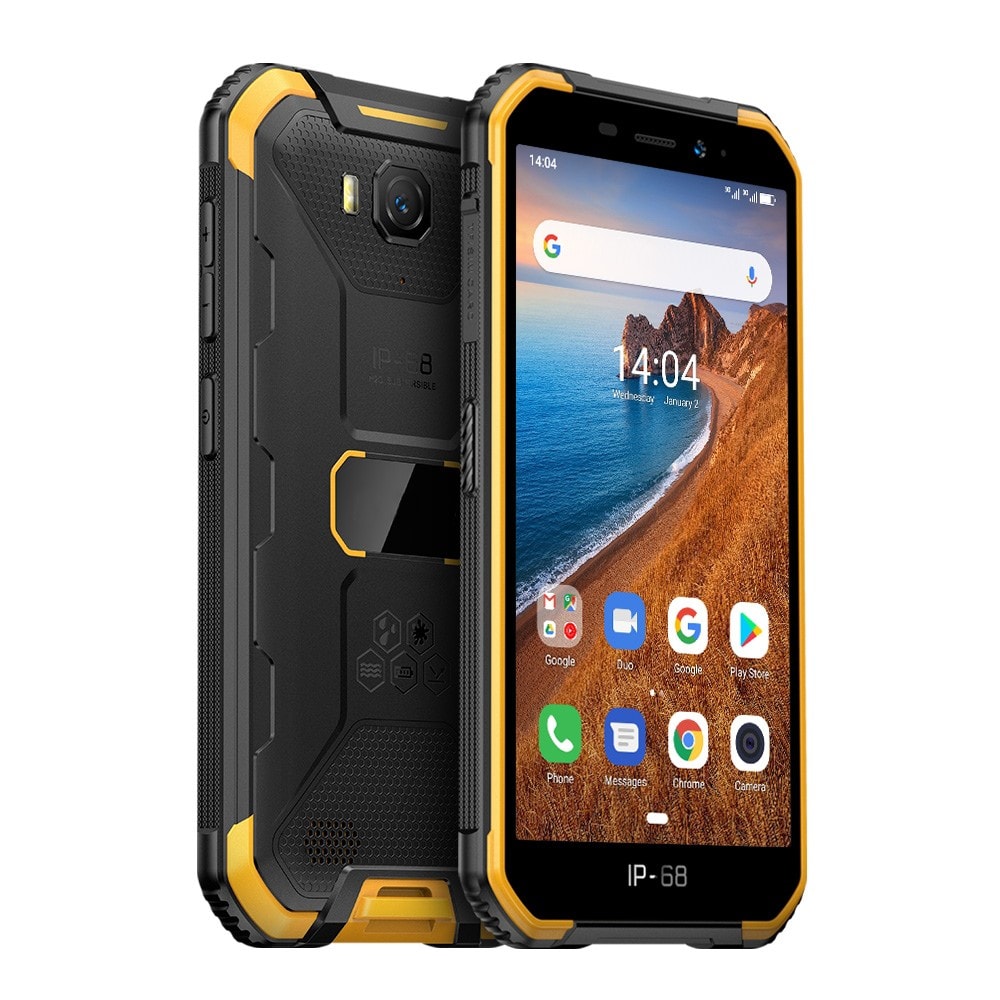 Smartphone Irrompible Android 10 Dual SIM 4G GPS Impermeable IP69 4GB+64GB  Naranja YONIS - Yonis