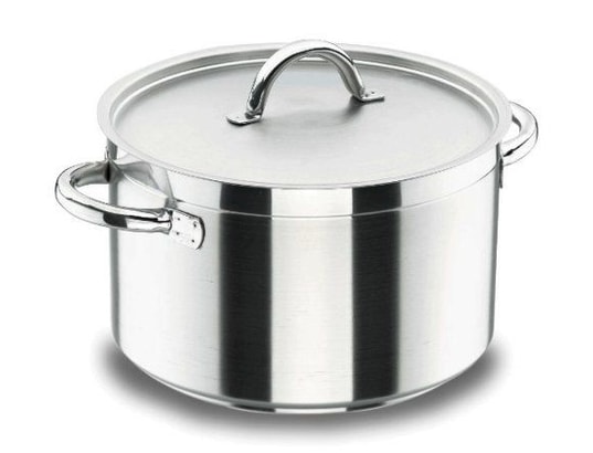 Lacor 20037 Braisière Chef Aluminium 36 Cm - 22,4 Litres - Idéale Pour Grandes Cuissons