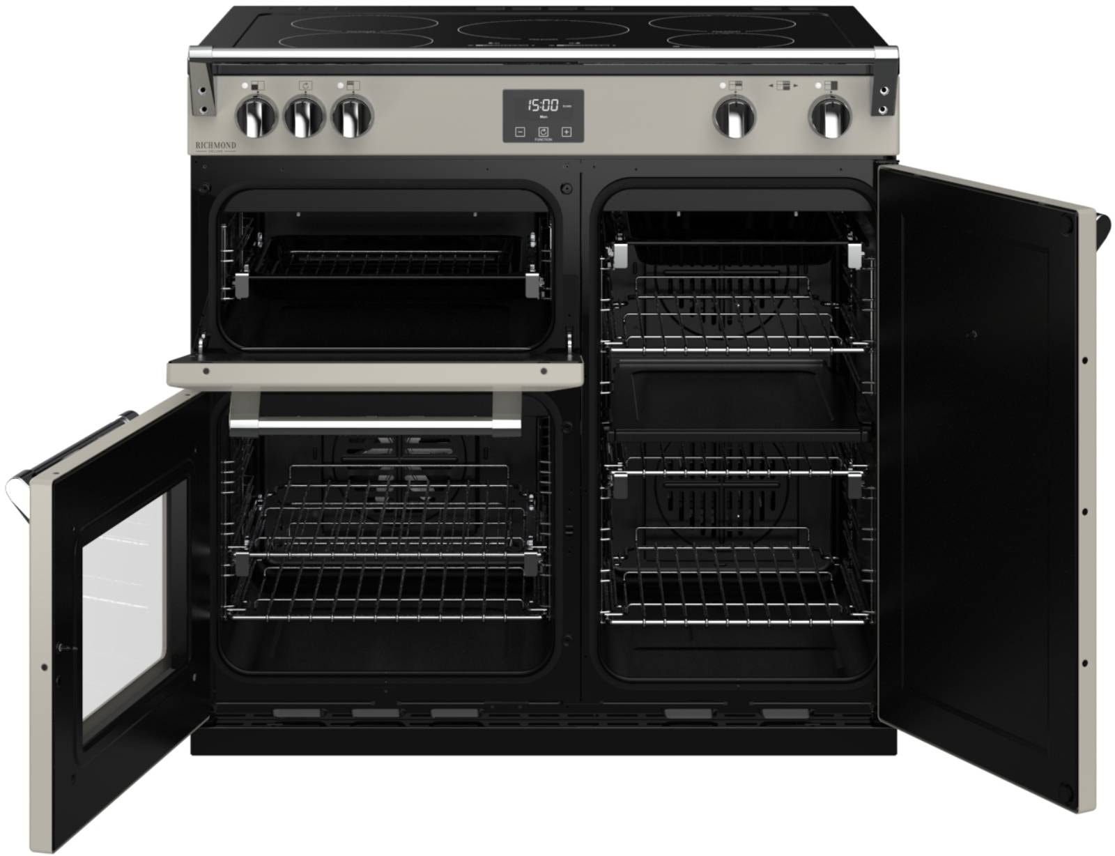 Piano de cuisson STOVES RICHMOND DELUXE 90 EI BRUME Pas Cher - UBALDI.com