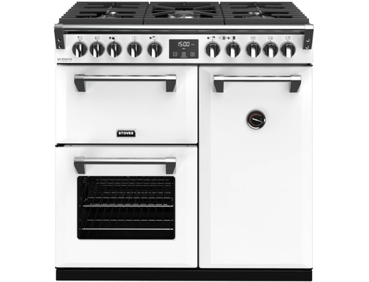 Piano de cuisson STOVES RICHMOND DELUXE 90 DFT BLANC Pas Cher - UBALDI.com