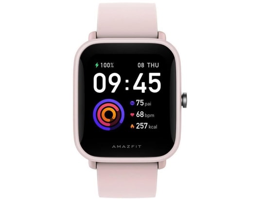 Amazfit bip u pro montre connectée rose AMAZFIT Pas Cher - Main Image