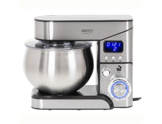 briebe Robot Pâtissier Professionnel, Boulangerie 1800W MAX Cuisine Ménager Multifonction Mouvement Orbital, Fouet, Bol 5 L, 6 Vitesses + Fonction Pulse, Inox KM1114