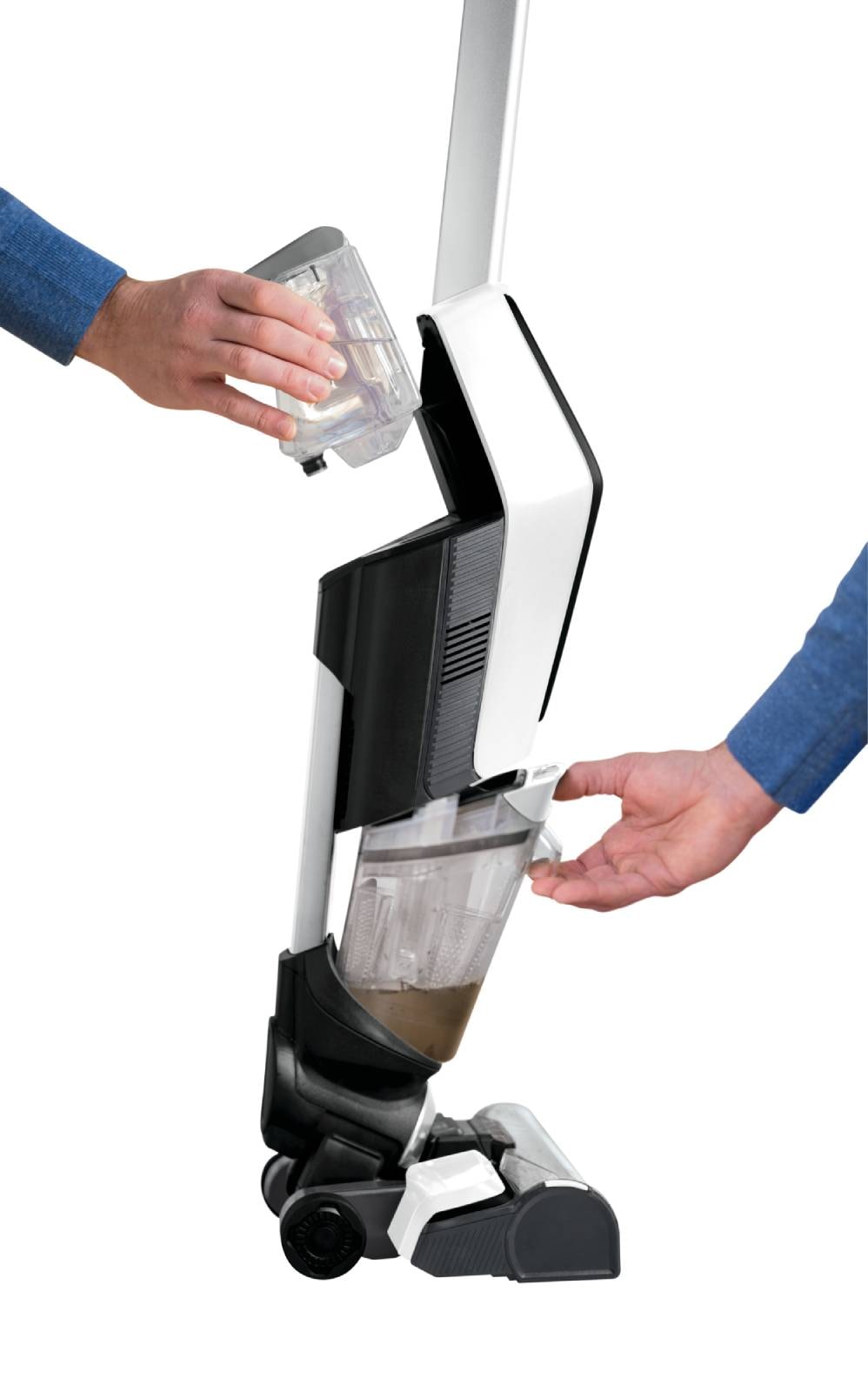 Aspirateur Laveur sans Fil Cleanova X7, Design Plat à 180°, Aspirateur Sec et Humide, Auto-Nettoyage Automatique, 40 Min d'autonomie,Parfait pour Tâches Tenaces et Poils d'Animaux - Électroménager