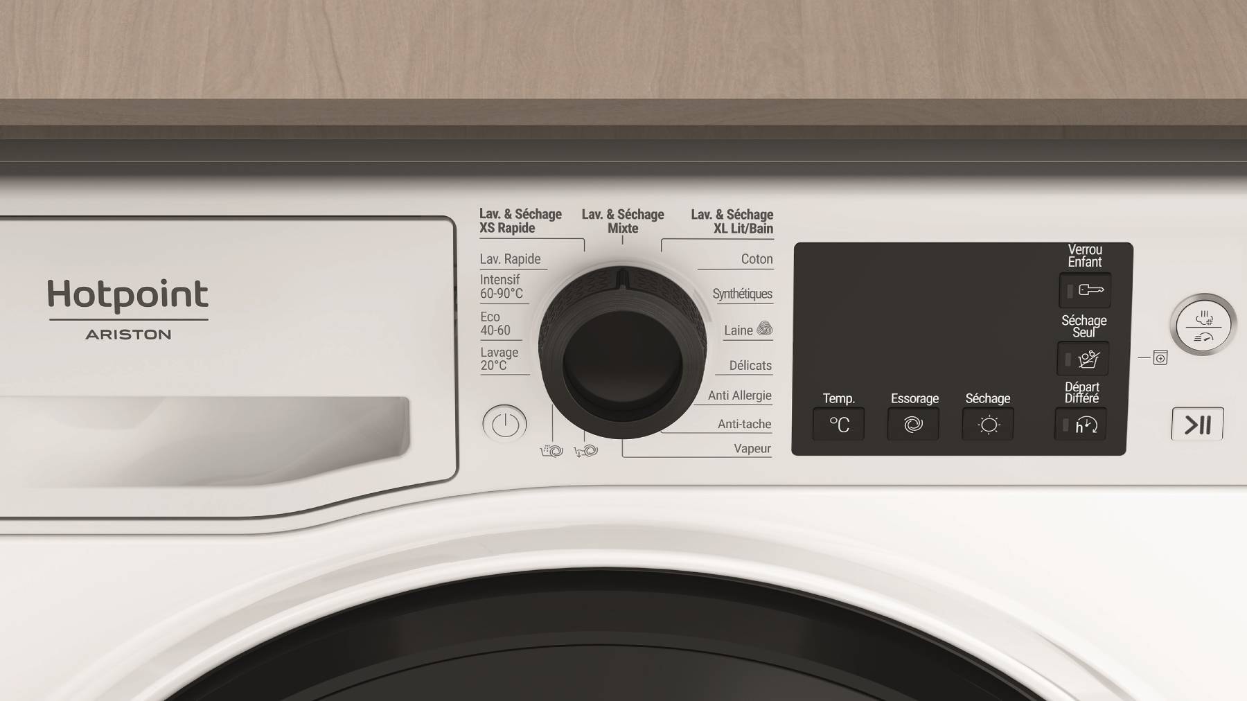 Lave linge sechant Frontal HOTPOINT ARISTON NDB8635KFR Pas Cher — free download