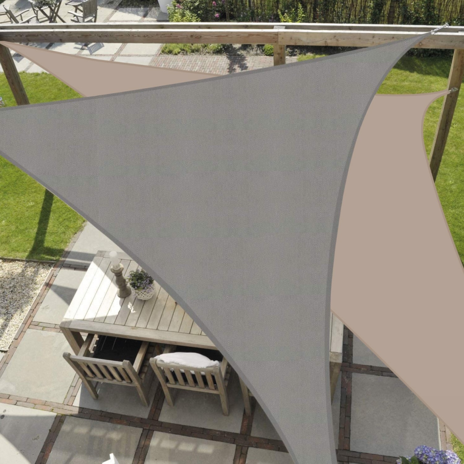 Voile D'ombrage Rectangulaire Linxor Imperméable Et Anti-UV | Plusieurs Tailles Et Coloris | Pour Terrasse, Jardin, Patio