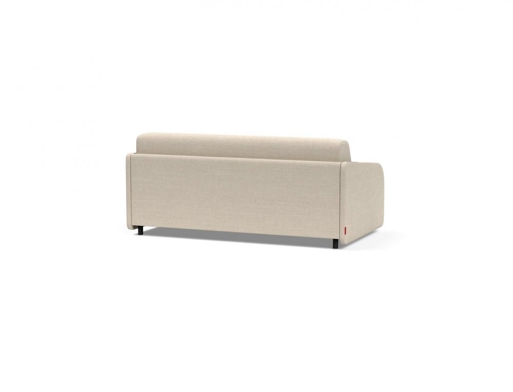 Canapea extensibila Eivor Bouclé Beige Dual Mattress 140x195cm