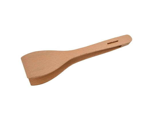 Pince De Cuisine En Bois FSC 29.7cm - Pour Grille-Pain, Viande Et Salade - Naturel Et Durable