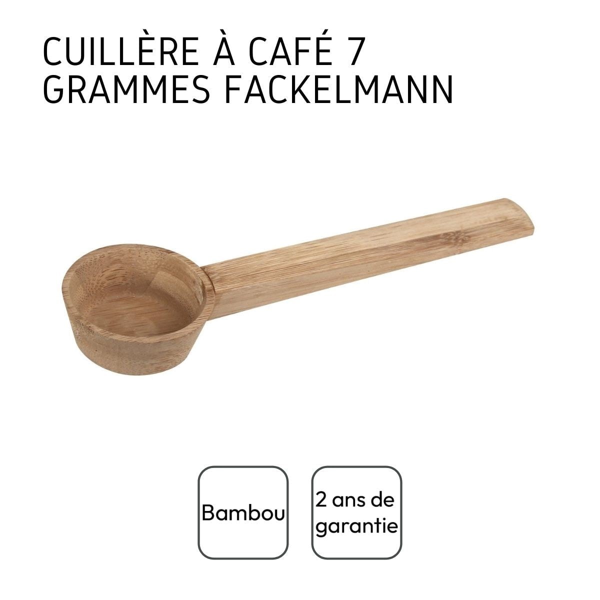 Misurino da caffè Fackelmann 17 cm, cucchiaio in bambù