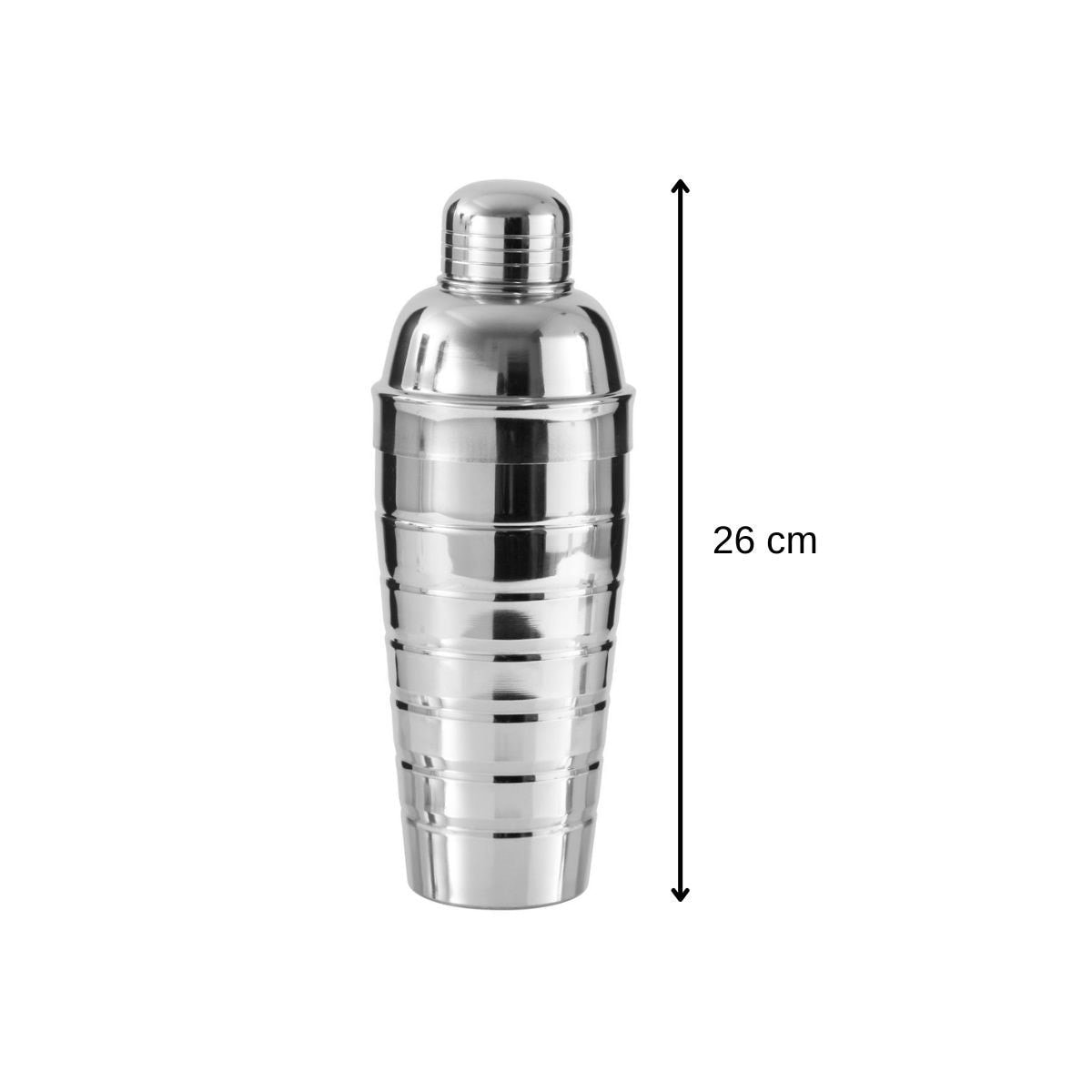 Fackelmann Shaker à Cocktails 750 Ml Inox - Shaker Barman Professionnel - Bar Concept