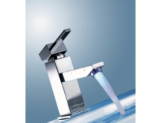 Mitigeur de lavabo en laiton chrome robinet avec vidage pour vasque GUIDEAL