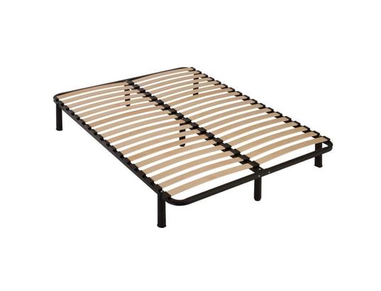 Sommier à Lattes EBAC Goliath 140x190 Cm - Cadre Métal, 2x20 Lattes, Fabriqué En France