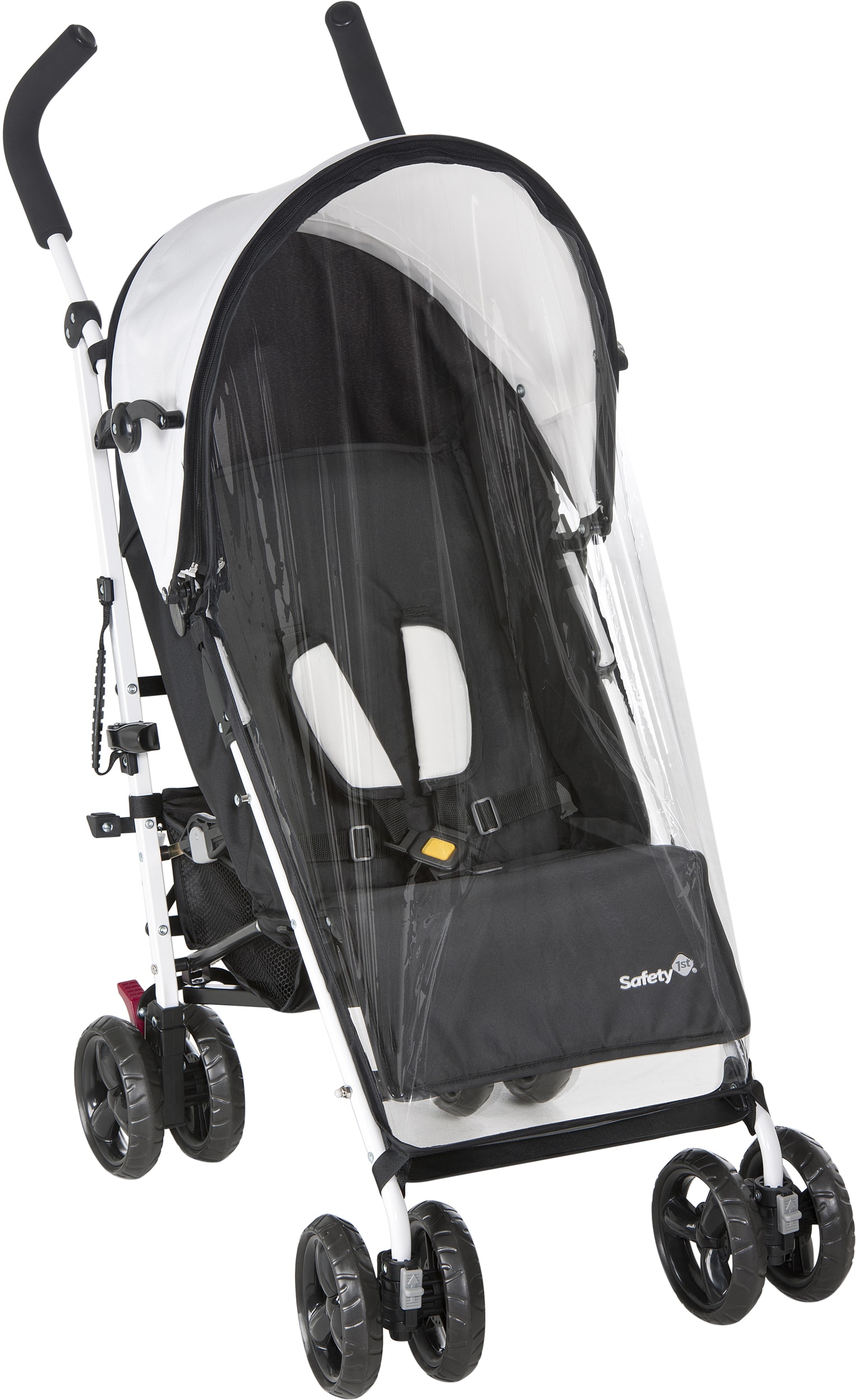 Poussette canne SAFETY 1ST Slim black white 12687680 Pas Cher UBALDI