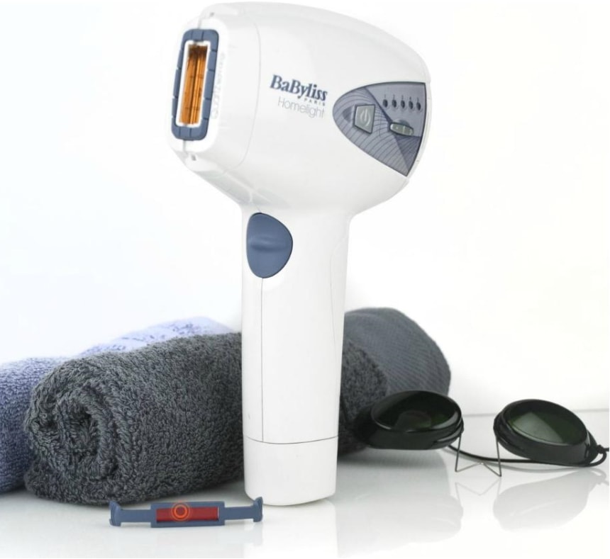 Épilateur Lumière Pulsée BaByliss TTBE - Appareil LIP Avec 2 Têtes, 4 Réglages