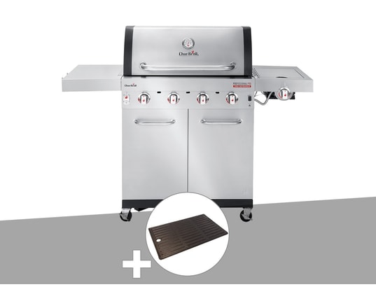 Barbecue gaz char broil professional pro s 4 plancha CHAR