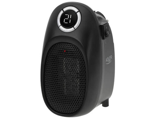 Rideau D'air Chauffant Adler 2200W - Chauffage D'appoint Avec Télécommande, 2 Niveaux, Montage Mural