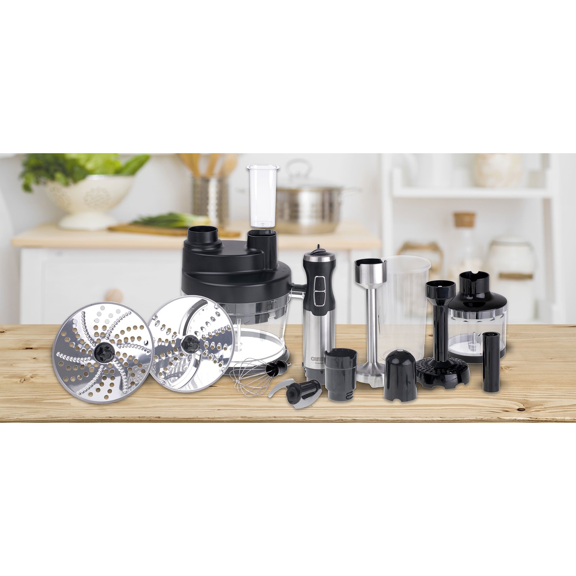 LEBENLANG Mixeur plongeant 1000 Watt Set Purée - Avec hachoir, fouet