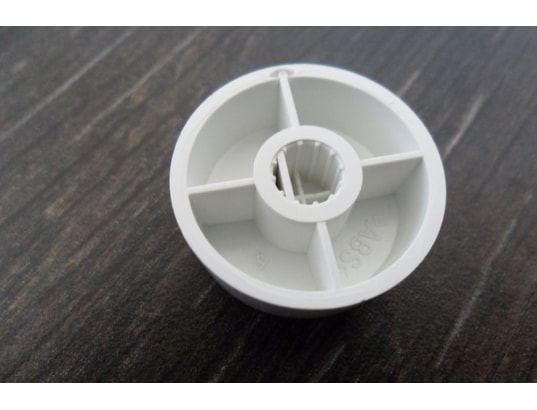 Bouton De Four De Dietrich Blanc 76x4666, Réf 038823, Neuf Sous Garantie 2 Ans