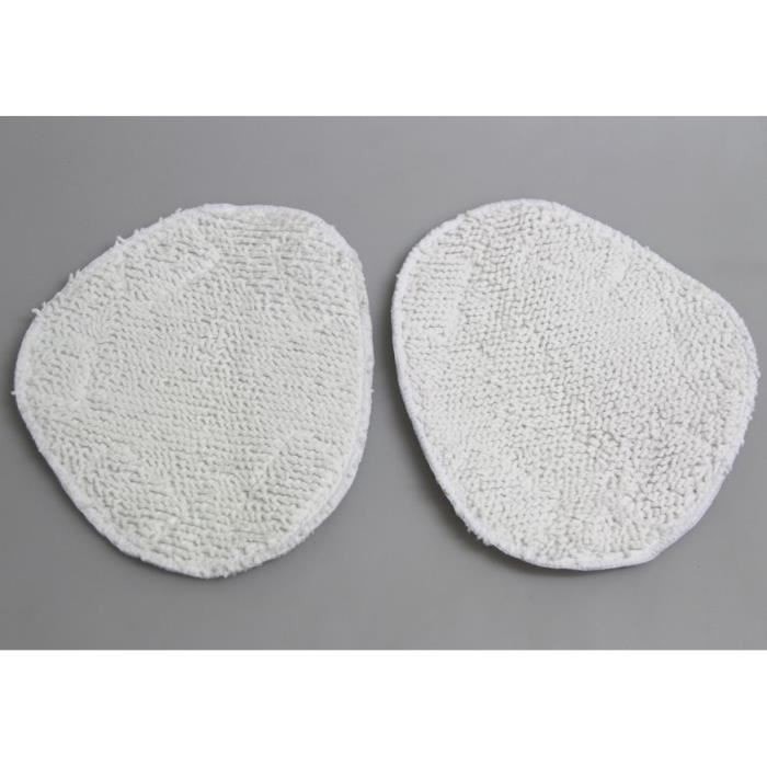 Housses Microfibre Pour Balai Vapeur Silvercrest Lidl - Lot De 4 Lavables, Forme Triangulaire, Compatible Vapeur Chaude - 2