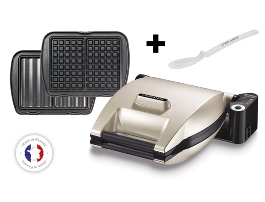 Lagrange Premium Gaufrier Minéral 1200W Antiadhésif