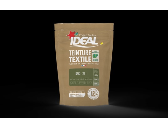 Teinture textile ideal kaki 0.35 kilogramme IDEAL