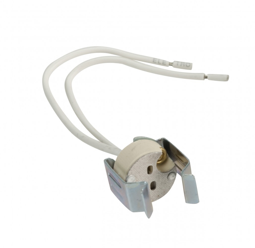 5 Pièces Gu5.3-G4 Douille, Céramique, Blanc, 12V Ac, Max. 25W