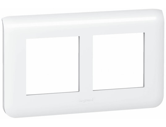 Support Legrand MOSAIC 80257 – Double Lumineux LED, Vertical, Installation électrique