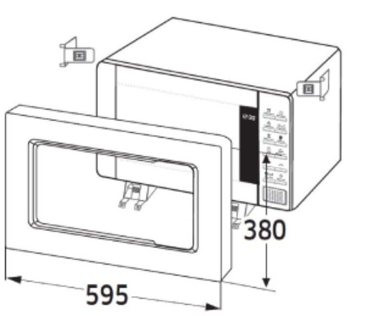 Micro ondes Encastrable SAMSUNG FW77SUB Pas Cher