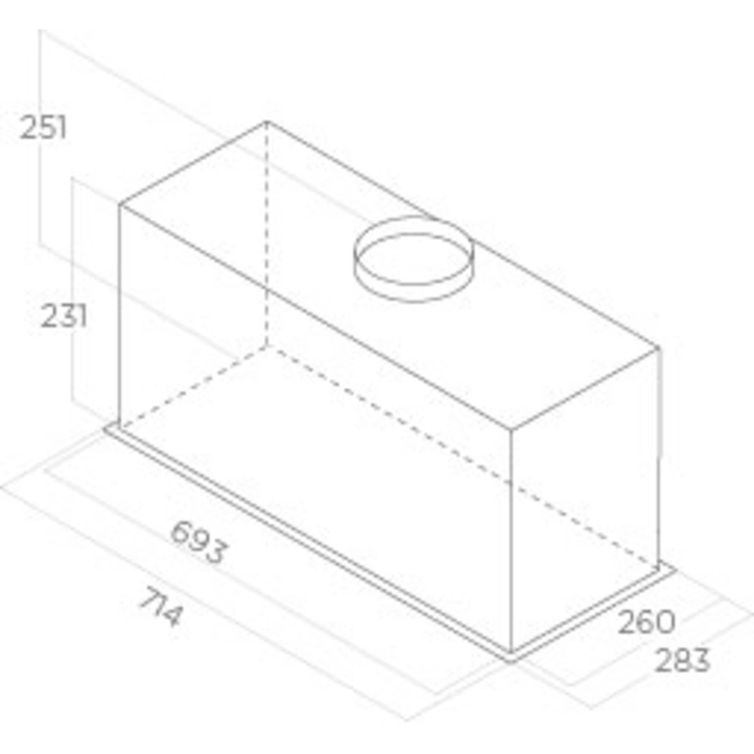 Groupe Filtrant Elica Fold Gr A Cm M H Vitesses Pas Cher Ubaldi Com