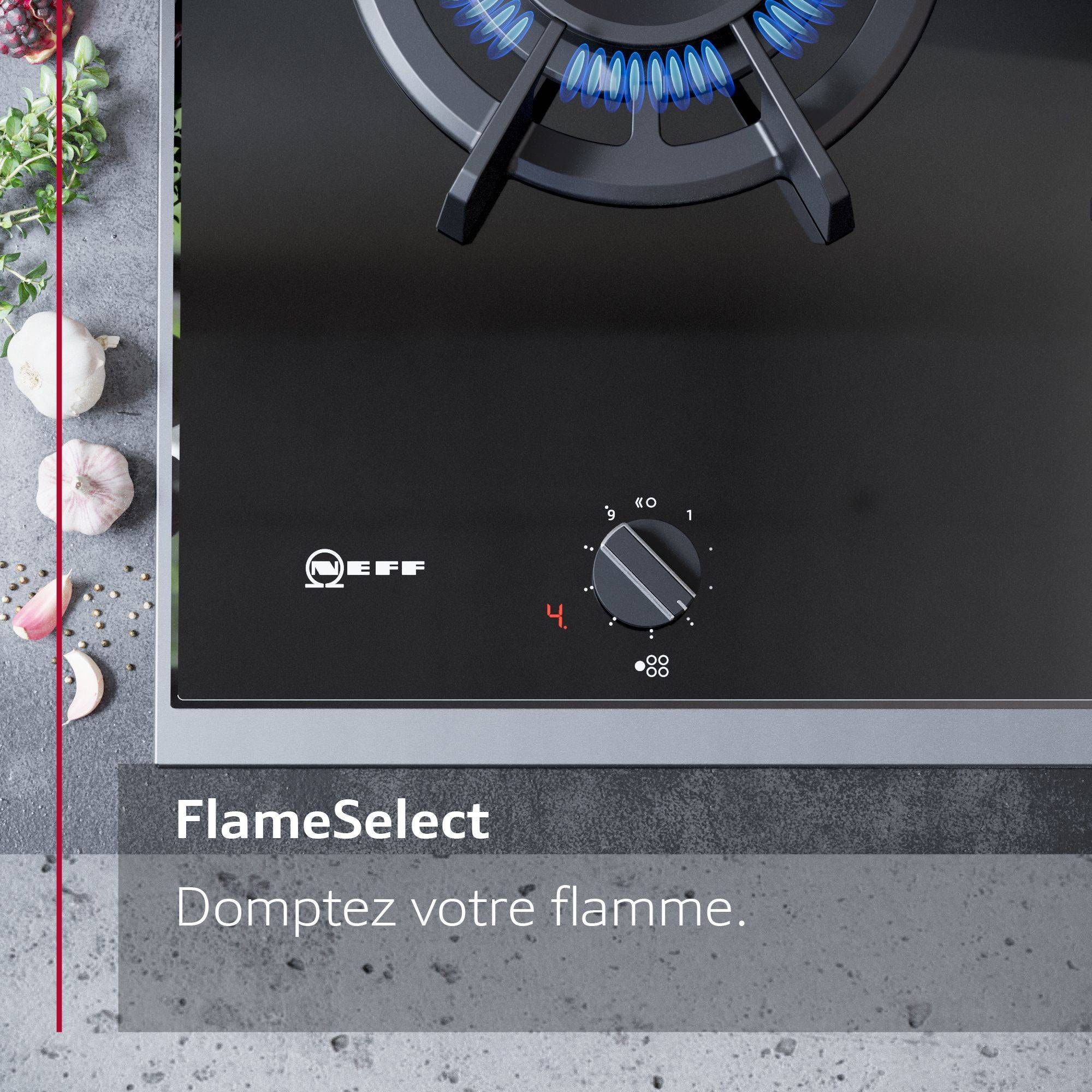 Domino Gaz NEFF N23TS29N0 N90 FlameSelect Foyer En Fonte Pas Cher domino-gaz-neff-n23ts29n0-n90-flameselect-foyer-en-fonte-pas-cher